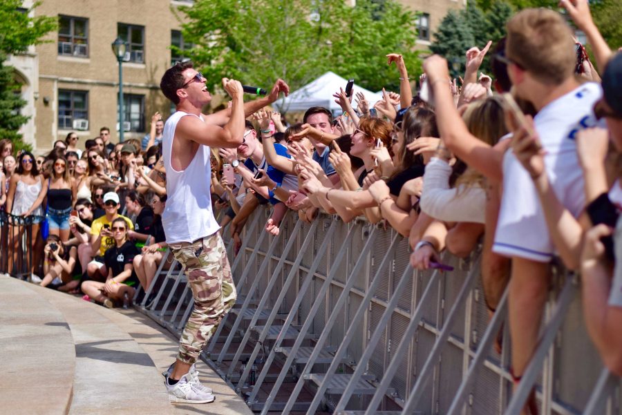 Timeflies headlined a successful and entertaining Spring Weekend, despite backlash from the student body (Andrea Garcia/The Fordham Ram).