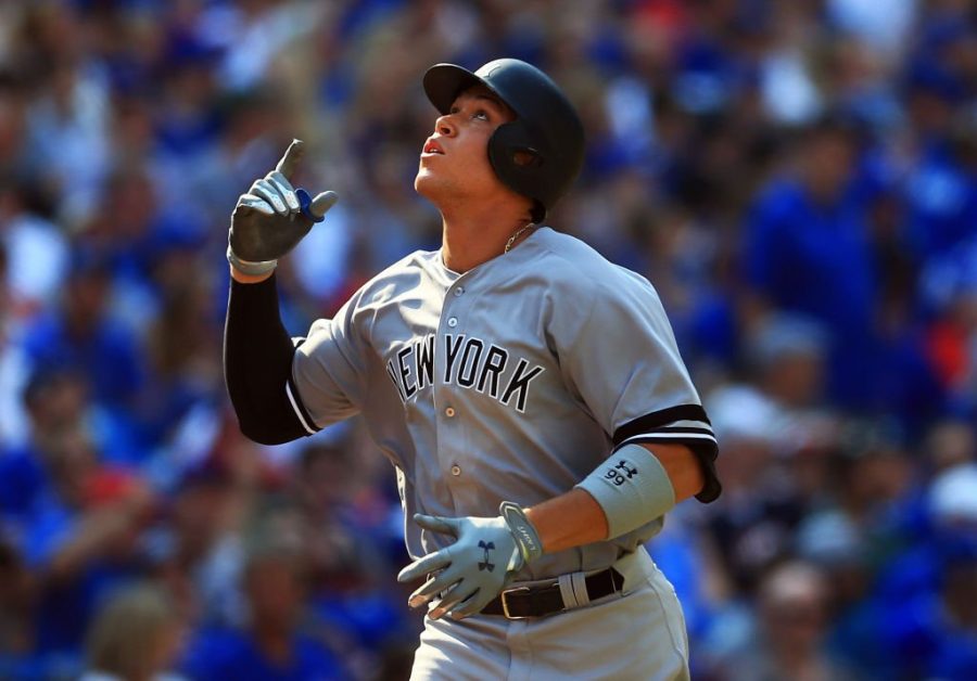Aaron Judge is the chief example of the rookies hitting tons of home runs this year.