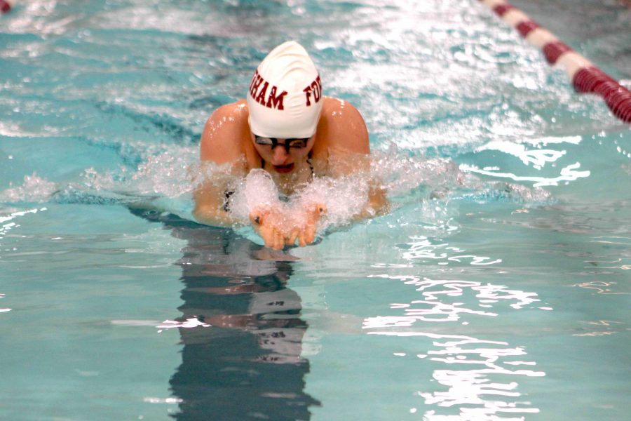 The Fordham men topped Fairfield 188-92 while the women won 171-117. (Julia Comerford/The Fordham Ram)
