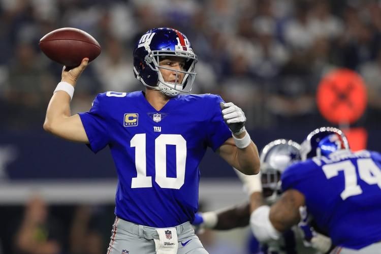 Eli Manning was benched for Geno Smith on Sunday (Courtesy of Twitter).