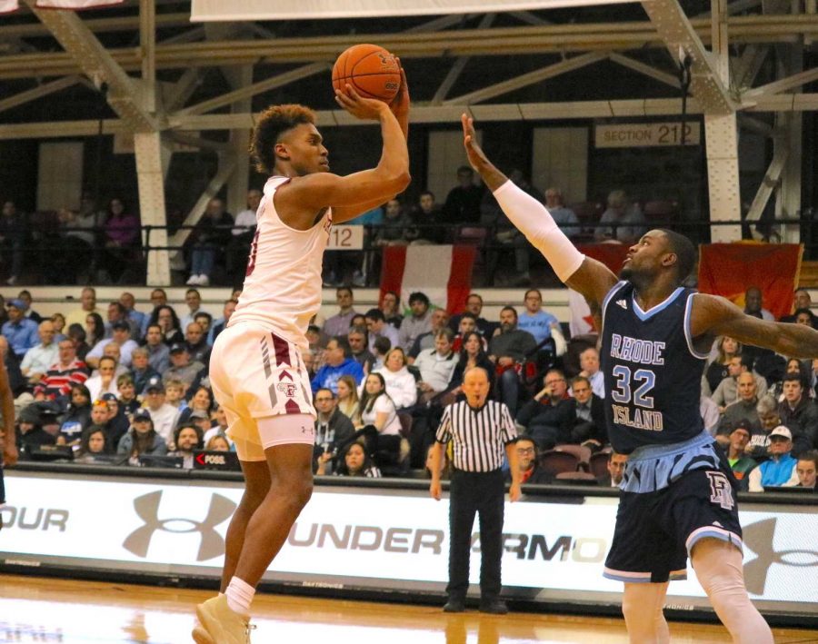 The Mens Basketball team defeated UMass on Saturday to get their first win since January 3 against Richmond. (Julia Comerford/The Fordham Ram)