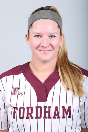 Madi Shaw is coming off a season in which she set multiple statistical records for Fordham Softball (Courtesy of Fordham Athletics).