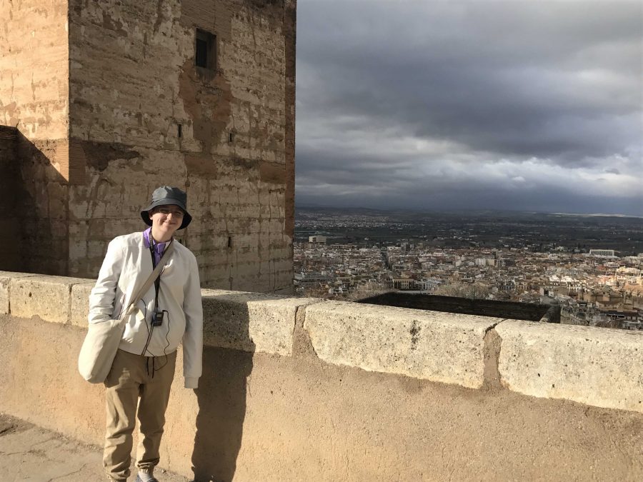 Staff Writer, Catherine Swindal FCRH 19, visits Alhambra in Granada, Spain (Courtesy of Catherine Swindal).