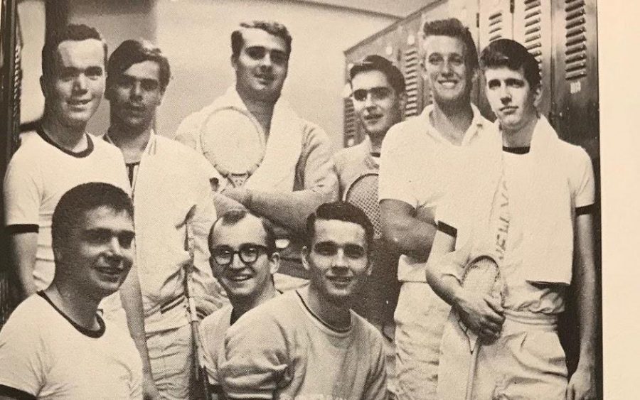 Former squash player and athlete Donald Trump. Fordham Universitys 1965 squash team from The Maroon yearbook. (Courtesy of Jake Shore/The Fordham Ram)