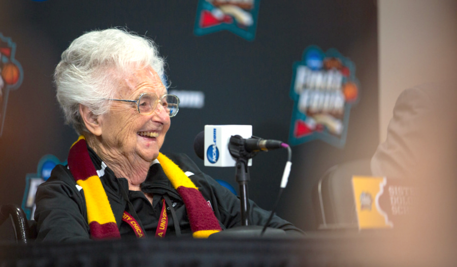 Sister Jean was indeed a contributing factor to the successful March Madness run of Loyola-Chicago University (Courtesy of Flickr).