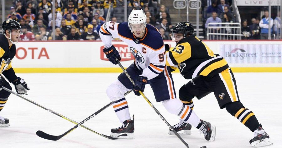 Conor McDavid is the frontrunner for the Hart Trophy (Courtesy of Twitter).