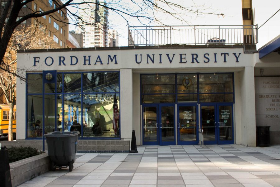 Real Estate Institute hosts program for high school student at Fordham University's Lincoln Center campus. (Michael Hayes/The Fordham Ram)