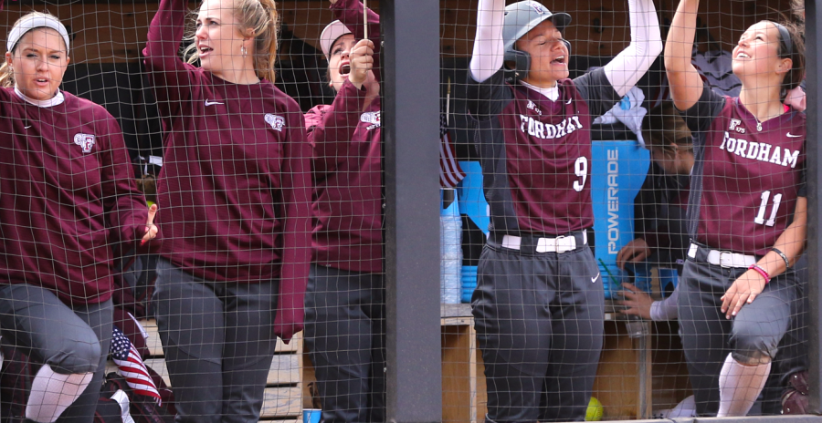 Fordham Softball was 15-1 in Atlantic 10 play before this weekend, but a sweep to UMass has dropped them in the A10 standings (Courtesy of Fordham Athletics).