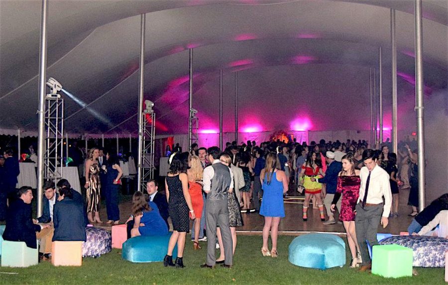 Fordham University’s Under the Tent is one exmaple of how Fordham students celebrate their time together. (Courtesy of Fordham Rose Hill RHA)