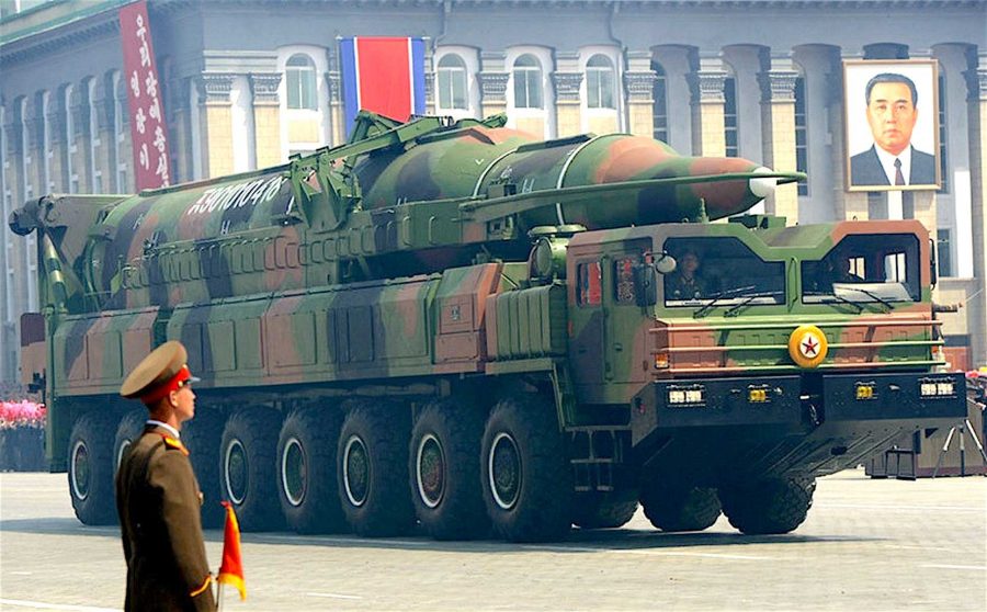 Having no intercontinental ballistic missiles in North Korea’s parade is a start, but does not complete denuclearization (Courtesy of Flickr).