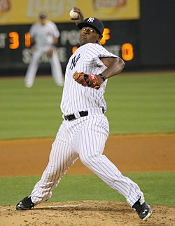 Luis Severino of the New York Yankees figures to be one of the top options to start a win-or-go-home Wild Card Game (Courtesy of Wikimedia).
