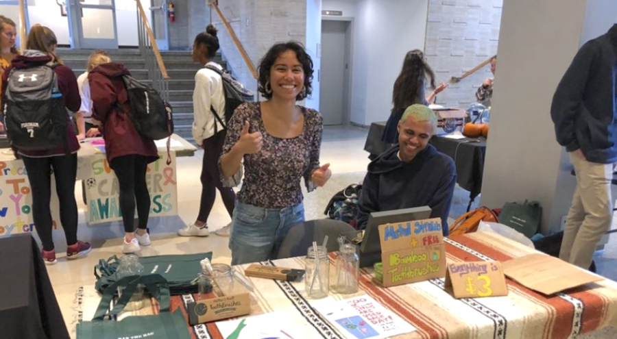 Fordham Flea (pictured above) gave students the opportunity to donate their old clothes and purchase second-hand. (Courtesy of SEAJ)