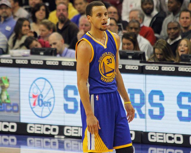 Stephen Curry of the Golden State Warriors is one of the many reasons to love this era of the NBA (Courtesy of Flickr).