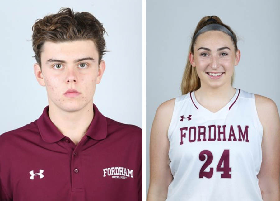 Fordham Athletes of the Week from October 31 to November 6, 2018 (Courtesy of Fordham Athletics).