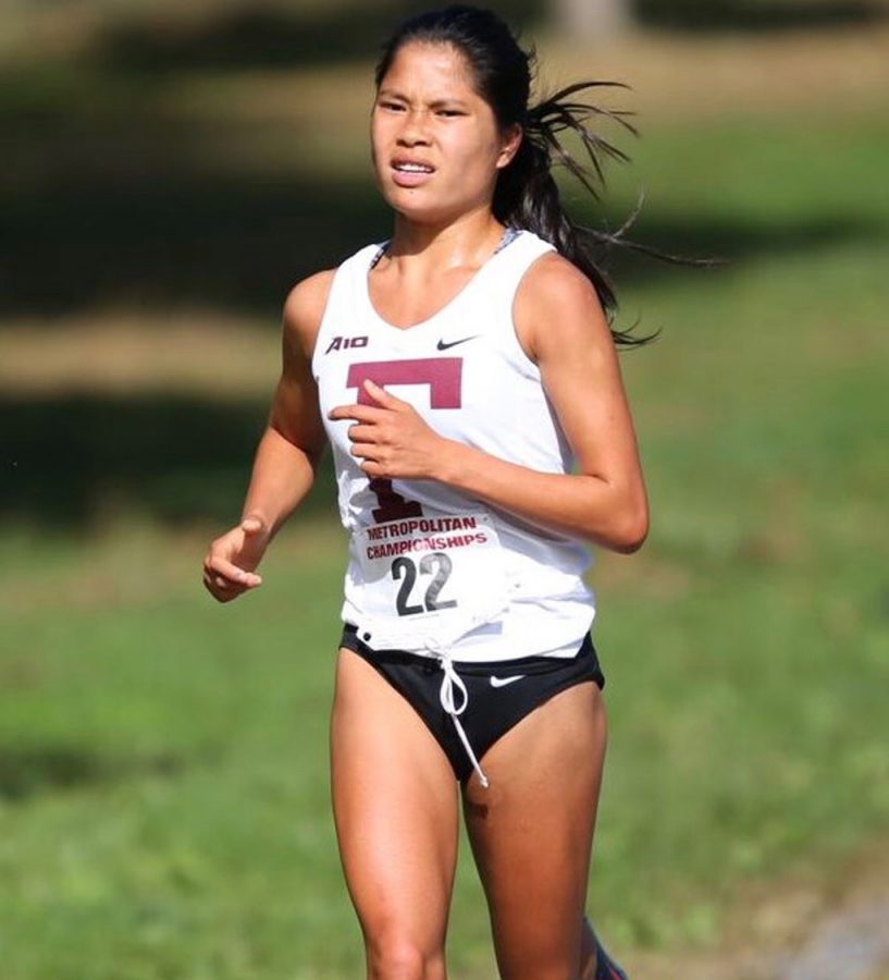 Abigail Taylor was the womens teams top finisher on Friday (Courtesy of Fordham Athletics).