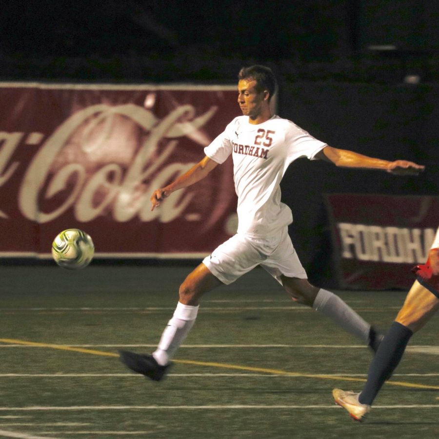 Fordhams mens soccer team will not be going back to the NCAA Tournament after its 2-0 loss to Rhode Island in the A-10 Tournament (Julia Comerford/Fordham Ram).
