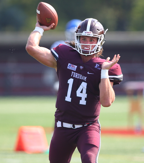 Kevin Anderson was drafted by the Orlando Apollos of the newly-formed Alliance of American Football (Courtesy of Fordham Athletics).