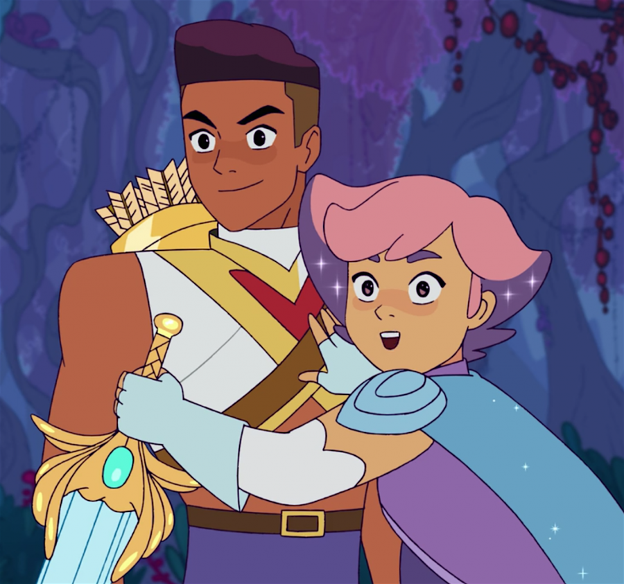 Characters of different races and sexualities are becoming prominent because of shows like “She-Ra and the Princesses of Power.” (Courtesy of Netflix)