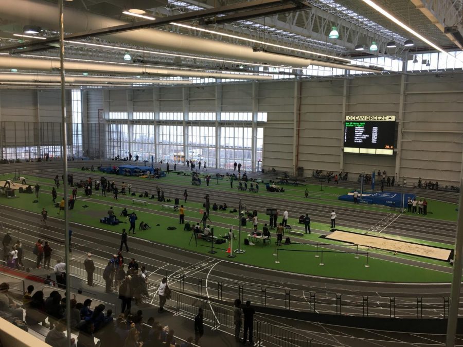The Ocean Breeze Athletics Complex was home to Bell’s first Fordham meet. (Courtesy of Tom Crimmins Realty)