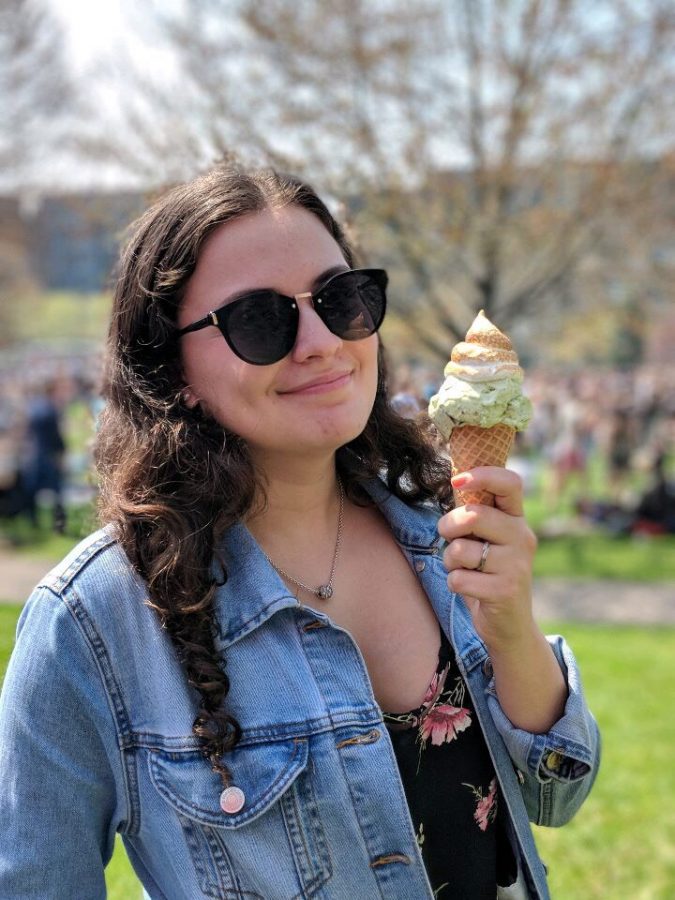 Jessica Cozzi is a creative writing major who knows her future lies in books. (Jessica Cozzi)