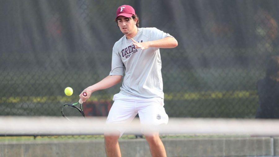 Despite a hot start, Men’s Tennis still has much to learn after narrowly losing to Navy 4-3 over the weekend. (Courtesy of Fordham Athletics)