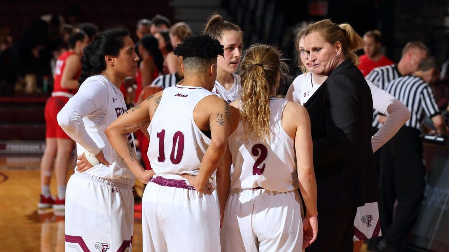 Women’s Basketball made history by securing a share of its first ever Atlantic 10 regular season title. (Courtesy of Mackenzie Cranna/The Fordham Ram)