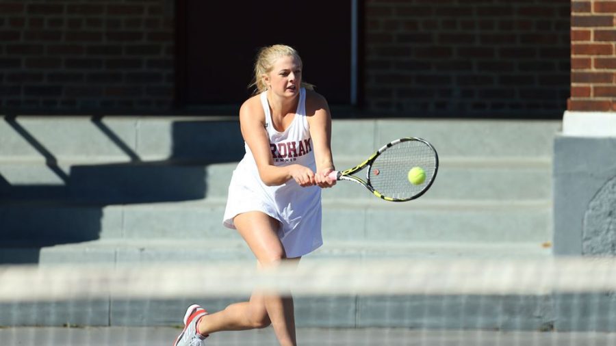 Women’s Tennis finding its stride after winning two straight matches. (Courtesy of Fordham Athletics)