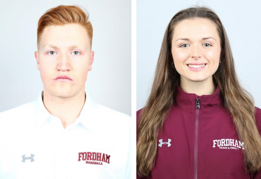 Athletes of the Week for the week of 3/21-4/2 (Courtesy of Fordham Athletics)