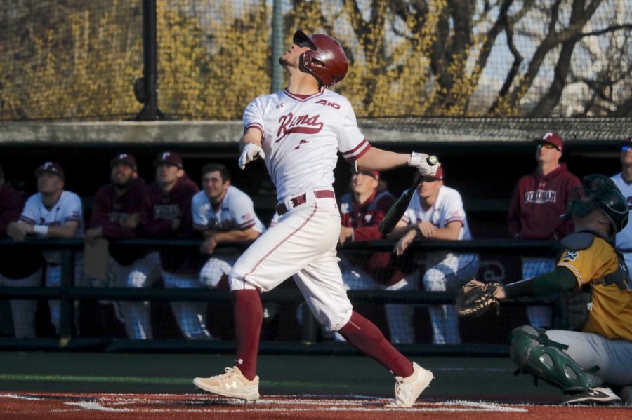 Behind a stellar pitching staff, Fordham baseball are now winners of four straight games to vault them to fourth place in the Atlantic-10 Conference. (Julia Comerford/The Fordham Ram)