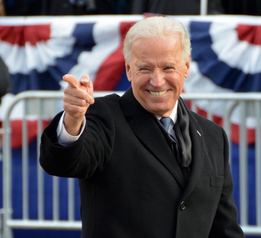 Former Vice President Biden has been accused of acting inappropraitely with women, but should still enter the race. (Courtesy of Flickr)