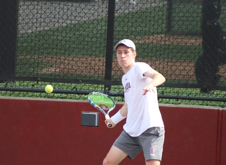 Men’s Tennis continues to have consistency issues so far this season. (Courtesy of Fordham Athletics)