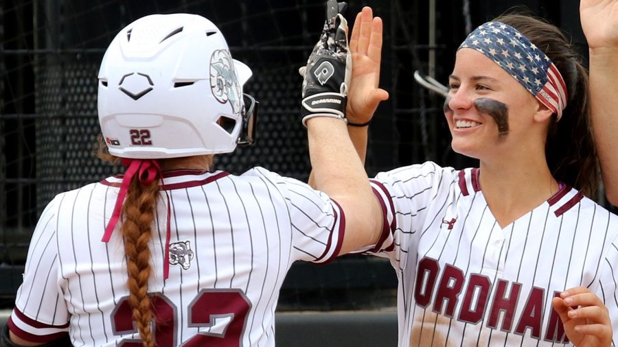 After losing this three-game series, the Rams only lead the Minutewomen by one game in the A-10 standings. (Courtesy of Fordham Athletics)