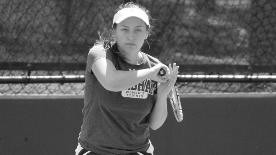 Fordham Women’s Tennis had its fair share of struggles at this past weekend’s Cissie Leary Invitational at Penn University. (Courtesy of Fordham Athletics)