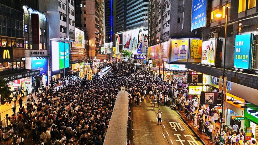 Protesters+have+taken+to+the+streets+of+Hong+Kong+demanding+the+preservation+of+their+political+freedoms.+%28Courtesy+of+Facebook%29