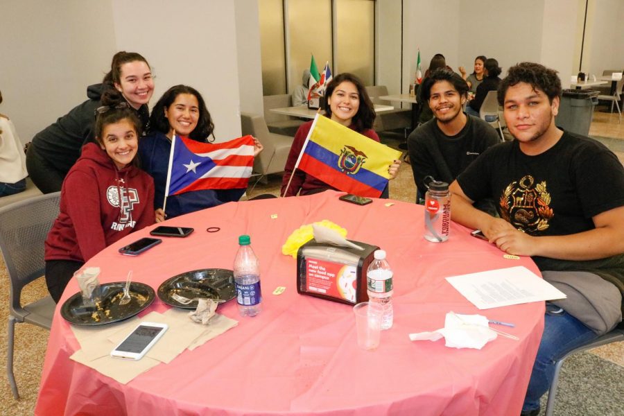 Students participate in Fordhams El Grito de Lardes club. 