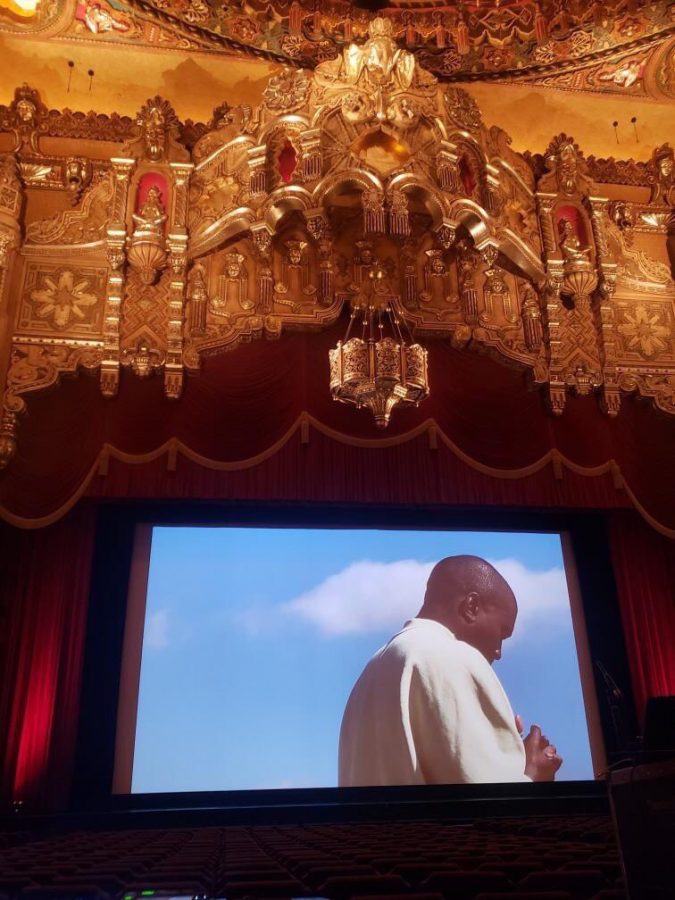 Kanye West hosted a listening session for his new album in NYC. (Courtesy of Twitter)