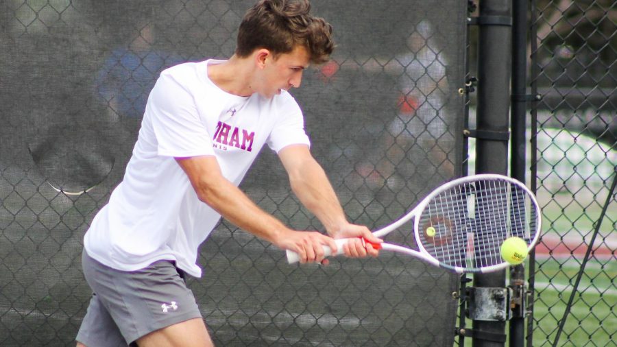 Fordham Men’s Tennis was able to get some home cooking this past weekend. (Courtesy of Fordham Athletics)