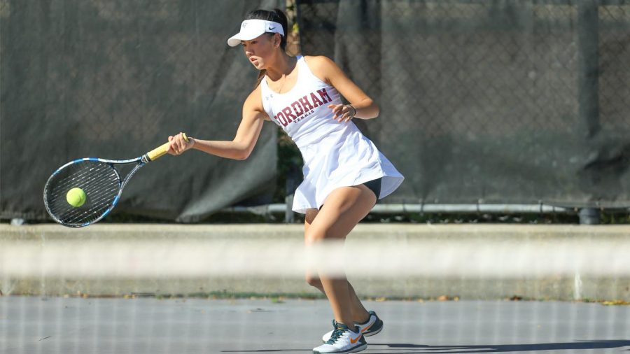 Fordham Women’s Tennis got some outstanding performances at Penn University. (Courtesy of Fordham Athletics)