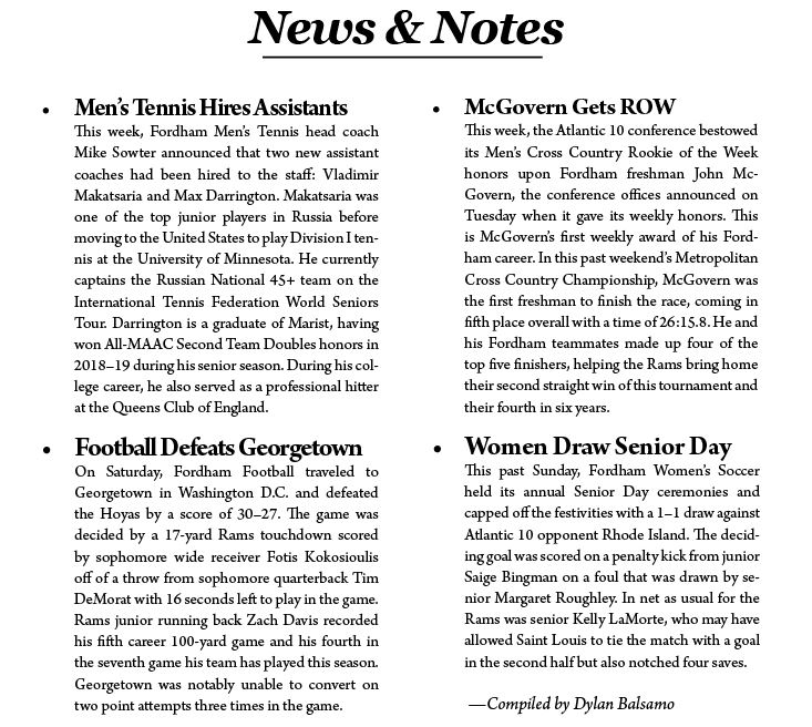News & Notes