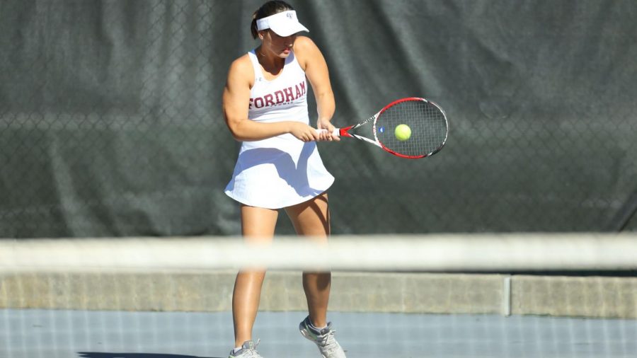 Junior Arina Taluyenko will be key to the success of Fordham Womens Tennis this spring. (Courtesy of Fordham Athletics)