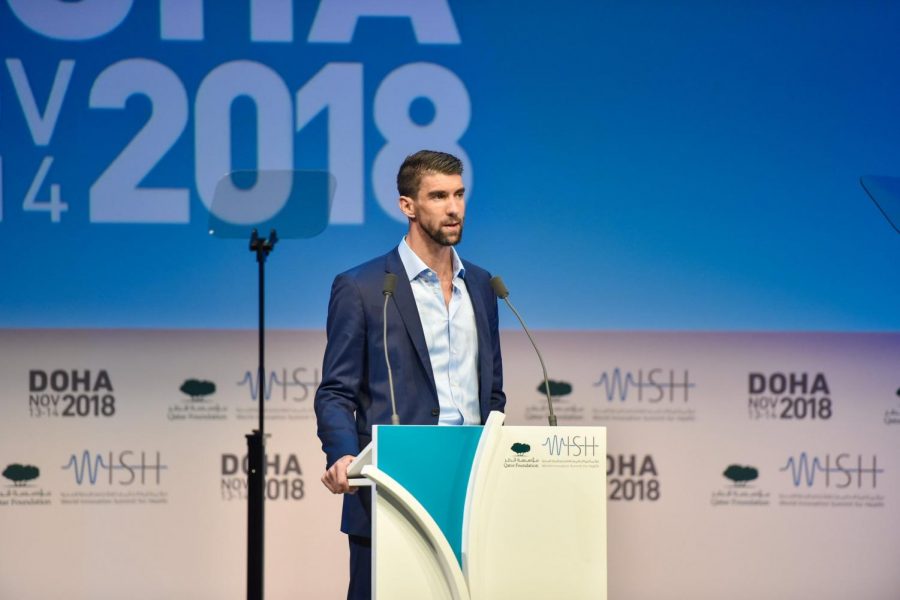 Michael Phelps, Olympic superstar, has begun speaking out about mental health. (Courtesy of Twitter)
