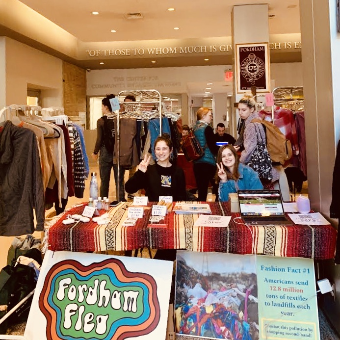 Fordham Flea is usually one of the biggest events at the university for Earth Week. With classes moving online, sustainability groups had to make alterations. 