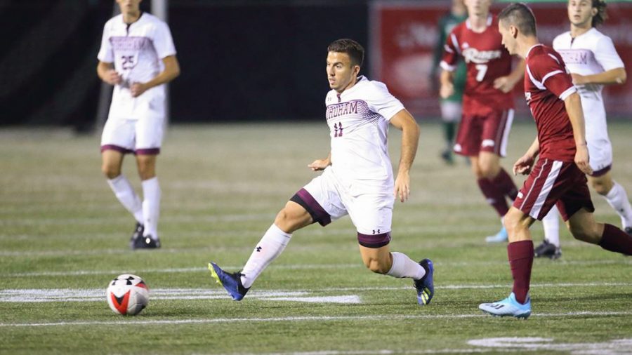 Fordham Men’s Soccer heads into the A-10 playoffs on a high note. (Courtesy of Fordham Athletics)