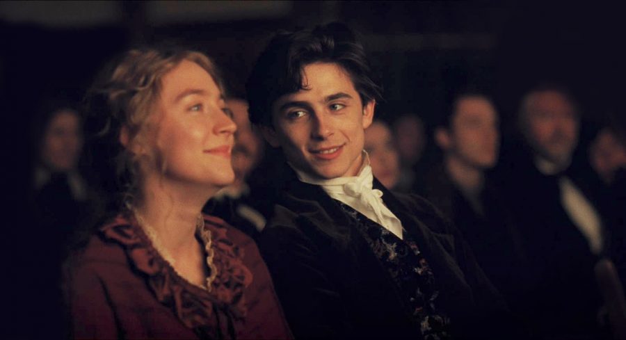 Saoirse Ronan and Timothee Chalamat star in the latest addition of “Little Women” (Courtsy of Twitter)