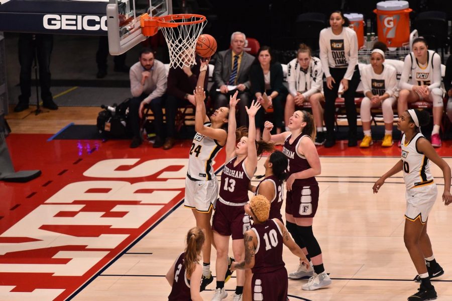 VCU erased a 17-point deficit to stun Fordham in the A-10 semifinals. (Courtesy of Atlantic 10 Conference)