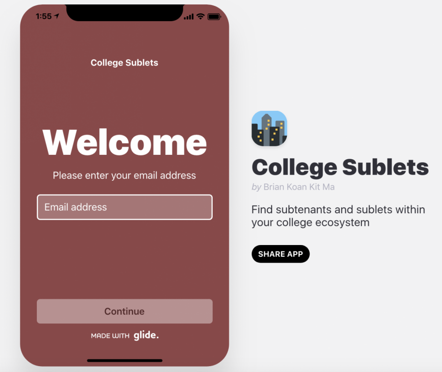 The recently-released application helps connect students with off-campus housing to people seeking housing to rent. (Jennifer Hoang / The Fordham Ram)