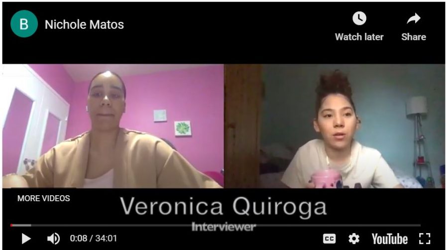 Veronica+Quiroga%2C+FCRH+20%2C+interviewed+Bronx+residents+about+their+experience+with+COVID-19+for+her+project.+%28Mackenzie+Cranna%2FThe+Fordham+Ram%29