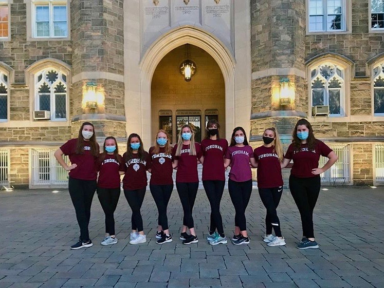 Fordham’s Irish step dancing club has adapted to accommodate for social distancing this semester. (Courtesy of Patrick Breen)