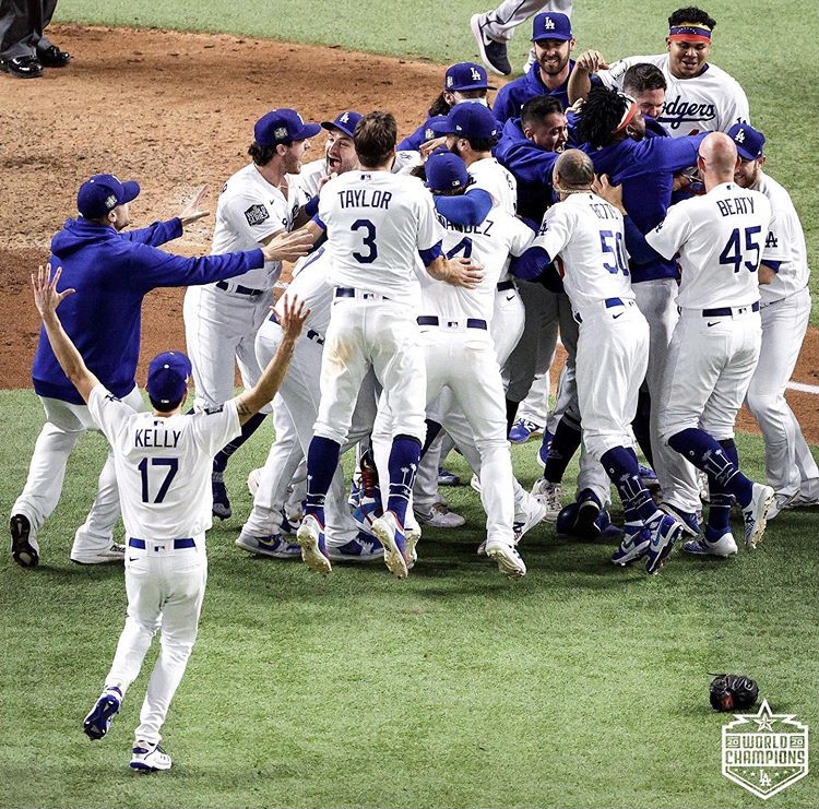 The Dodgers won their first World Series since 1988 last week. (Courtesy of Instagram)
