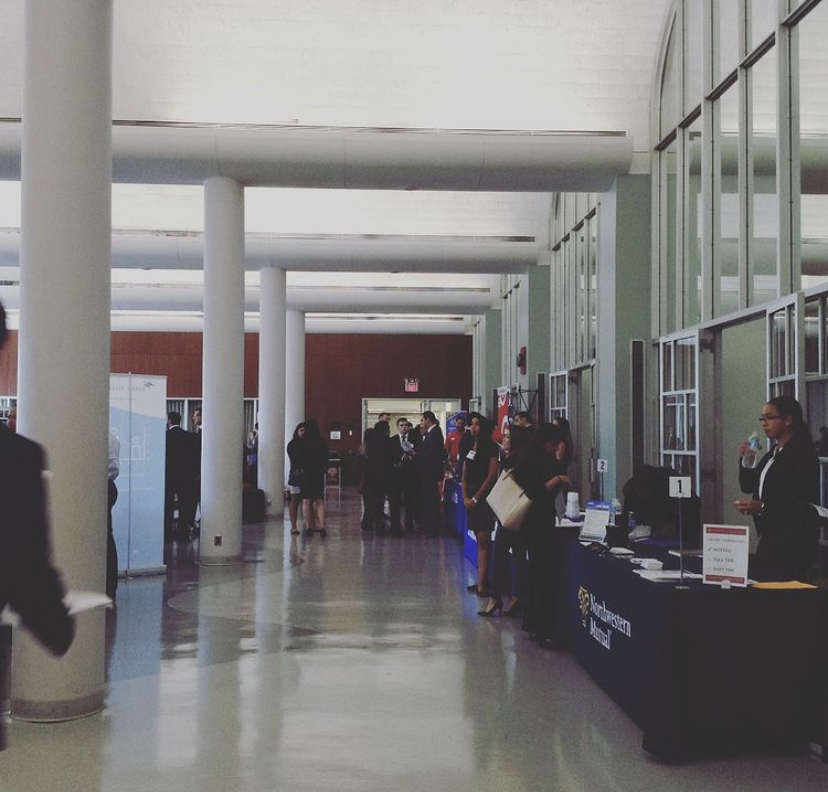 Fordhams Career Services staff moves many of its events to a virtual format during the COVID-19 pandemic. (Courtesy of Instagram)